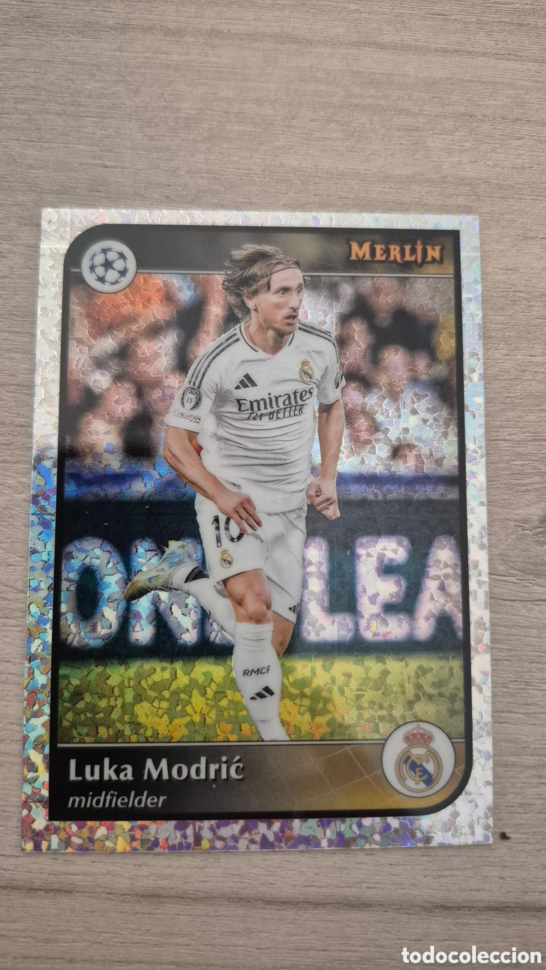 Cromos de F&uacute;tbol: Luka Modric Paralela Topps Merlin 24/25