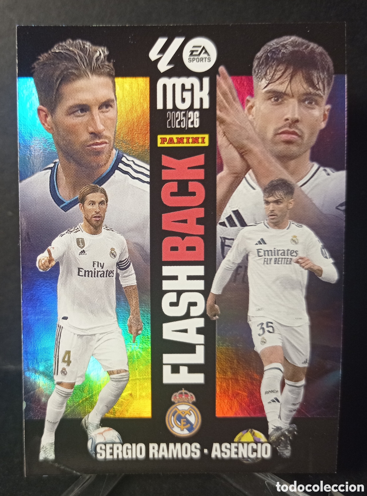 Cromos de F&uacute;tbol: Flashback Sergio ramos y asencio megacracks 25/ 26