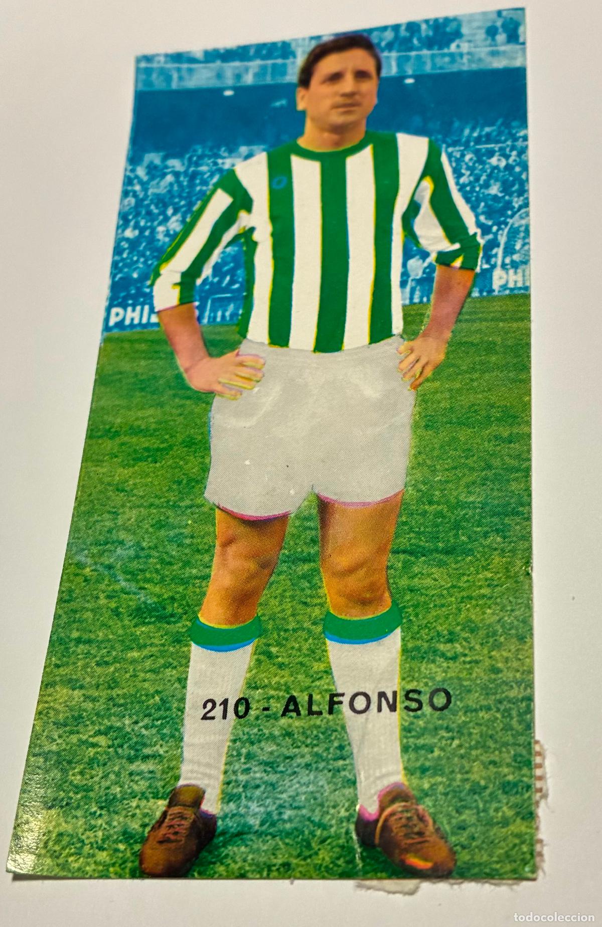 Cromos de F&uacute;tbol: CROMO FUTBOL RUIZ ROMERO 1968-1969 ALFONSO Numero 210 CORDOBA, DESPEGADO