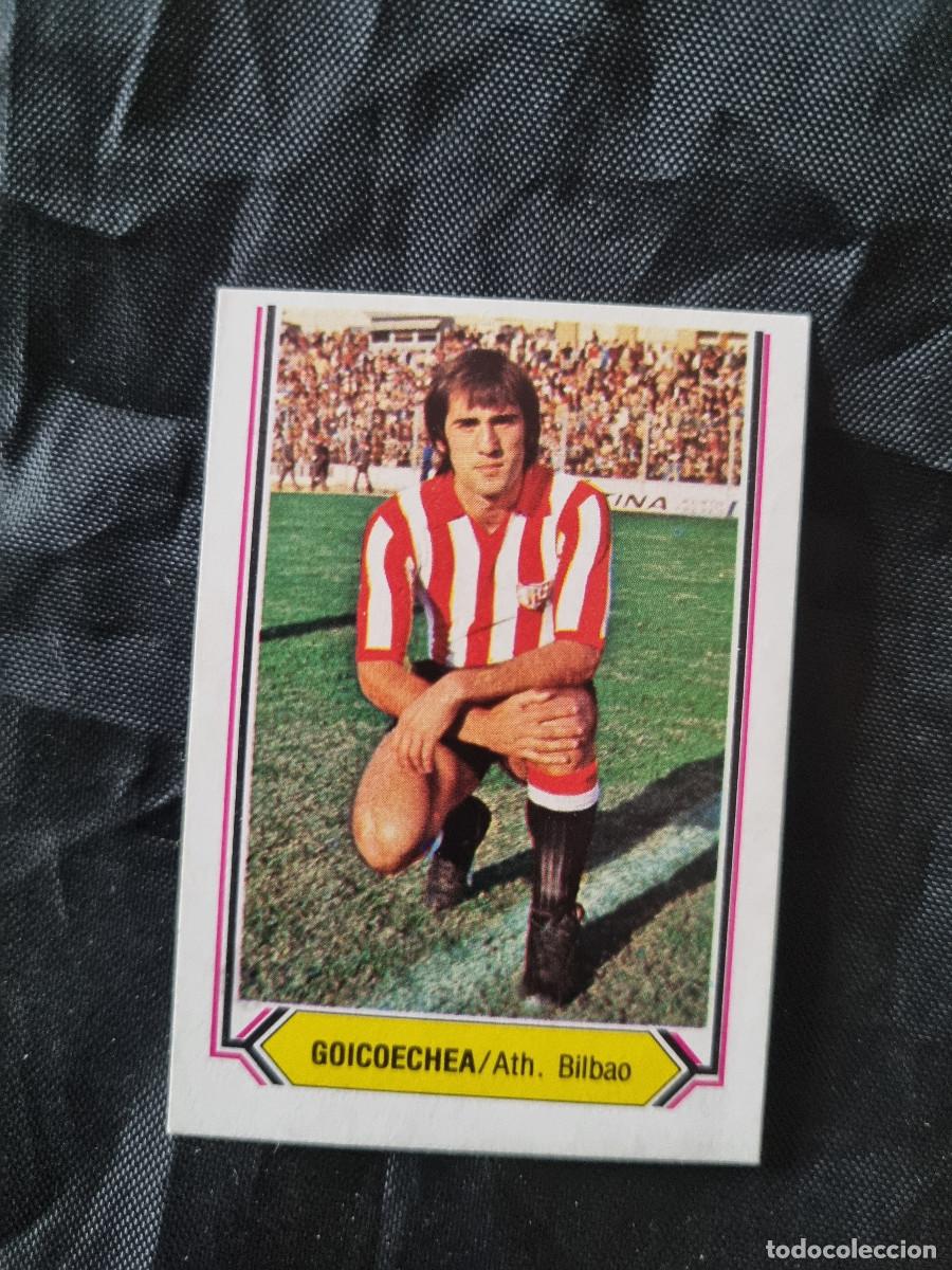 Fu&szlig;ball-Sticker: GOICOECHEA. ATH. BILBAO. SIN PEGAR. EDICIONES ESTE LIGA 80/81. 1980/81. 1980/1981. PEDIDO MINIMO 3&euro;