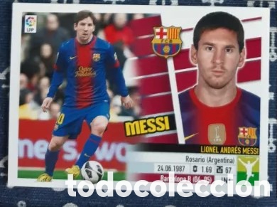 Fu&szlig;ball-Sticker: MESSI BARCELONA LIGA ESTE 13 14 NUEVO