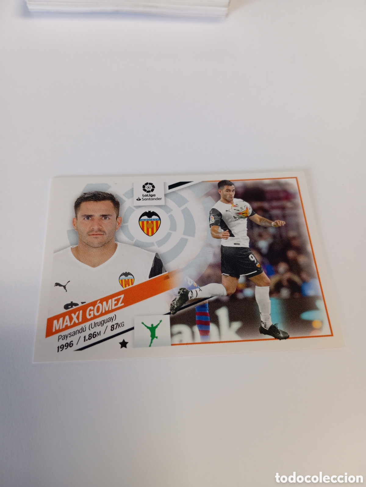 Fu&szlig;ball-Sticker: Maxi G&oacute;mez 19 VALENCIA LIGA 22-23 ESTE 2022 2023 PANINI