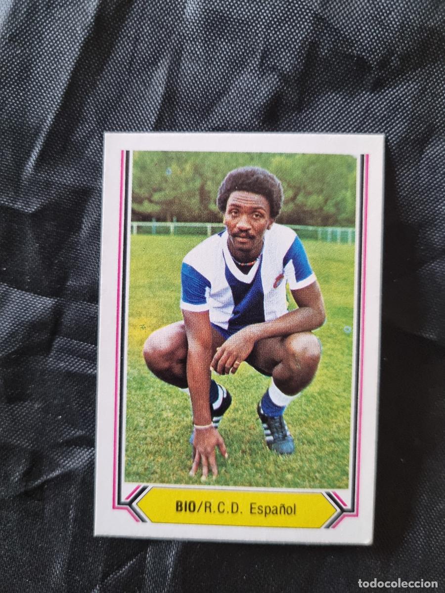 Fu&szlig;ball-Sticker: BIO. ESPA&Ntilde;OL. SIN PEGAR. EDICIONES ESTE LIGA 80/81. 1980/81. 1980/1981. PEDIDO MINIMO 3&euro;