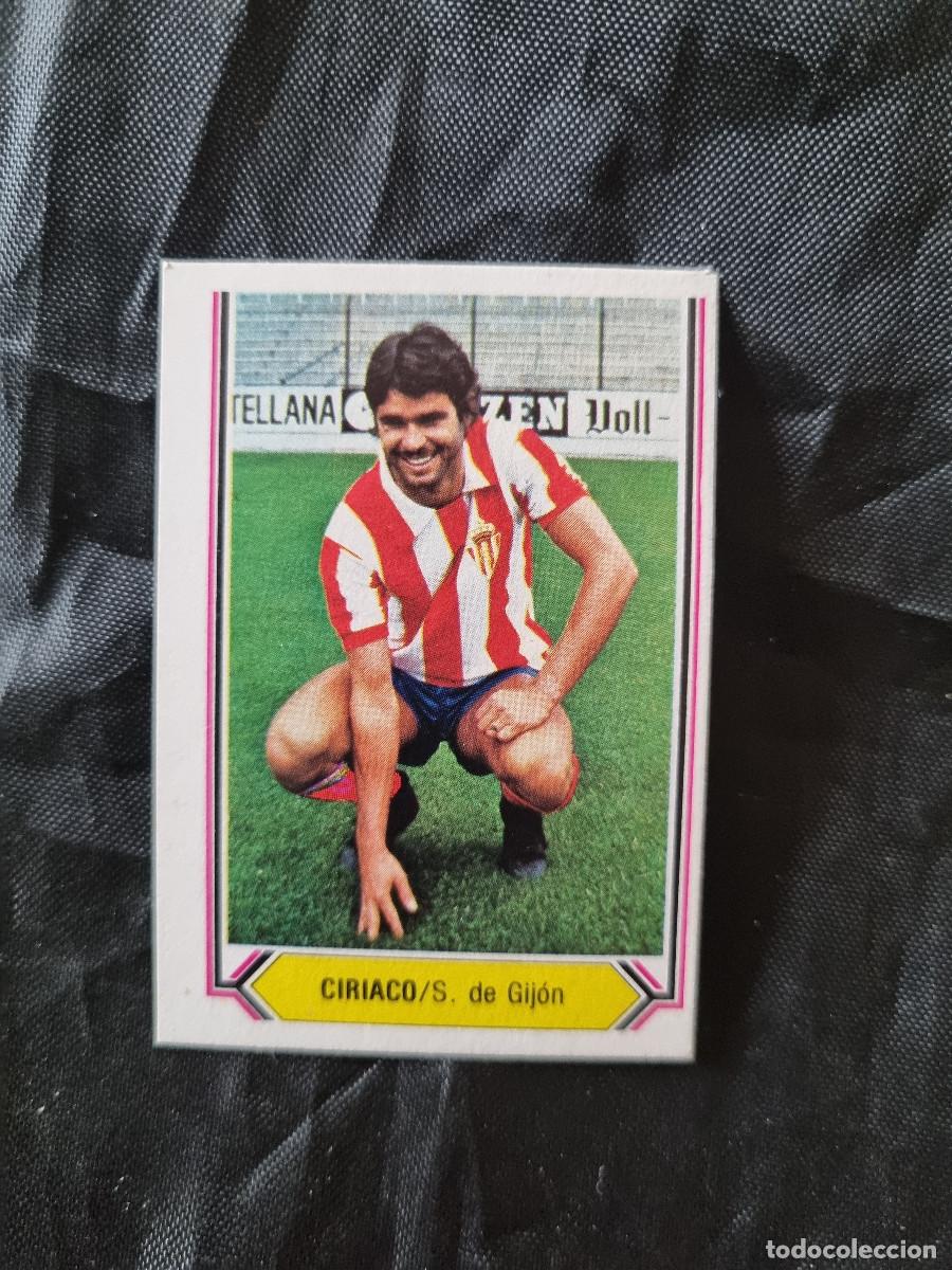 Cromos de F&uacute;tbol: CIRIACO. SPORTING GIJON. SIN PEGAR. EDICIONES ESTE LIGA 80/81. 1980/81. 1980/1981. PEDIDO MINIMO 3&euro;
