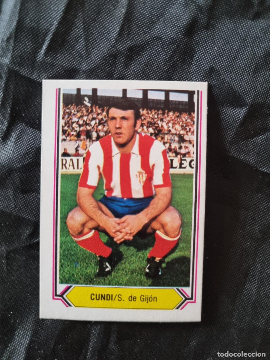 Cromos de F&uacute;tbol: CUNDI. SPORTING GIJON. SIN PEGAR. EDICIONES ESTE LIGA 80/81. 1980/81. 1980/1981. PEDIDO MINIMO 3&euro;