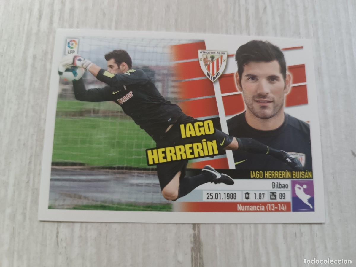 Cromos de f&uacute;tbol: IAGO HERRERIN COLOCA LIGA ESTE 2013 2014 13 14. NUNCA PEGADO.