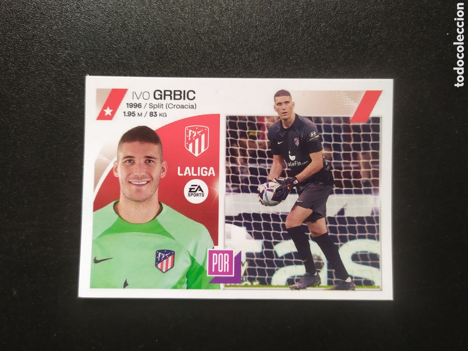 Cromos de f&uacute;tbol: Liga este 2023 2024 23 24 panini Grbic n&deg; 4 Atl&eacute;tico Madrid