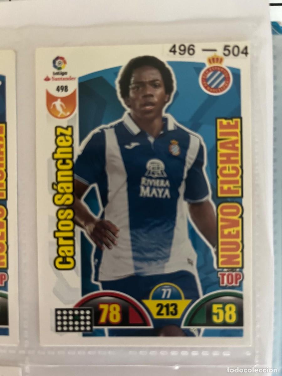 Figurine di Calcio: 498 CARLOS S&Aacute;NCHEZ NUEVO FICHAJE ESPANYOL LIGA 17 18 ADRENALYN