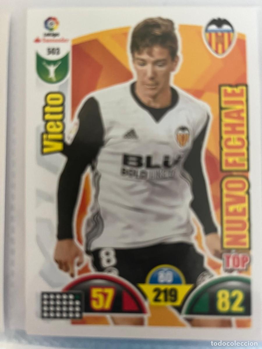 Figurine di Calcio: 503 Vietto nuevo fichaje Valencia liga 17 18 Adrenalyn