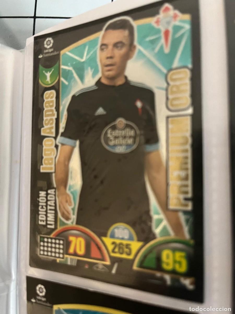 Fu&szlig;ball-Sticker: IAGO ASPAS PREMIUM ORO CELTA LIGA 17 18 ADRENALYN