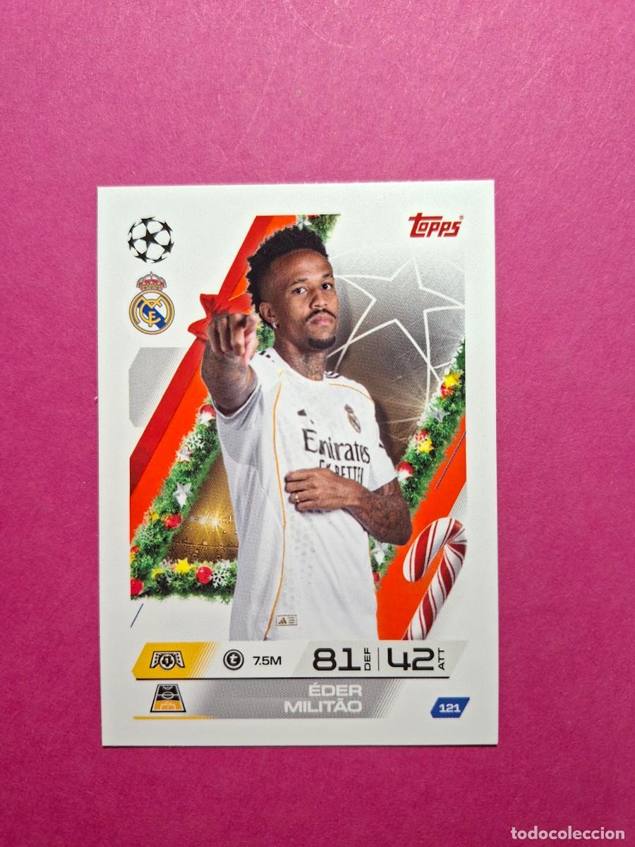 Fu&szlig;ball-Sticker: 121 &Eacute;DER MILIT&Atilde;O REAL MADRID CF UEFA CHAMPIONS LEAGUE UCL MATCH ATTAX TOPPS 2025 2026 25 26