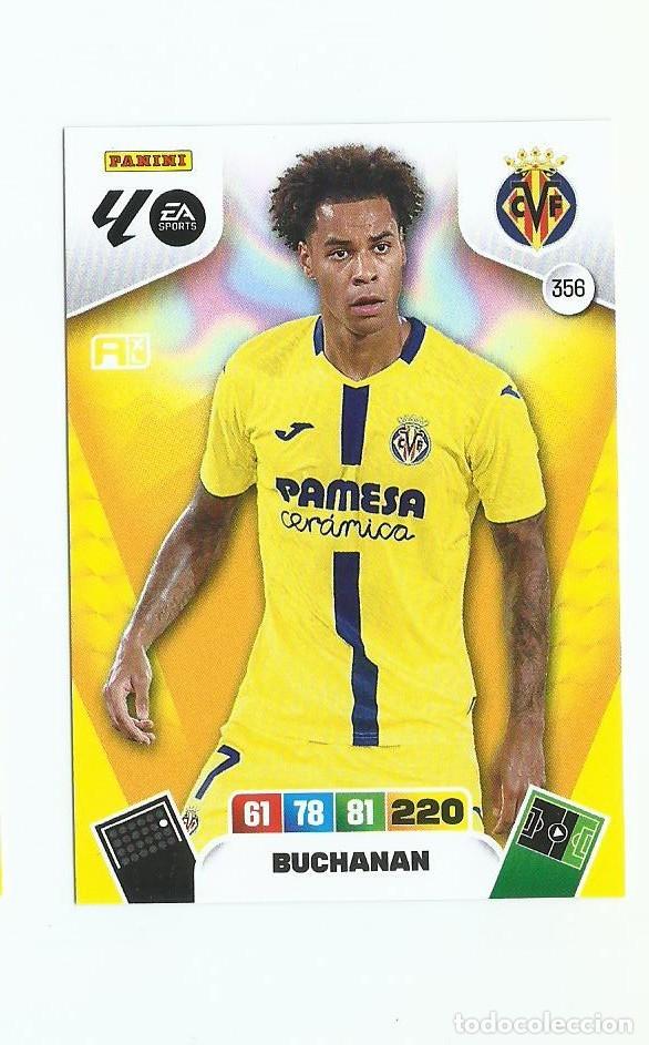 Cromos de F&uacute;tbol: ADRENALYN 2025/2026 356 BUCHANAN VILLARREAL NUEVO PERFECTO