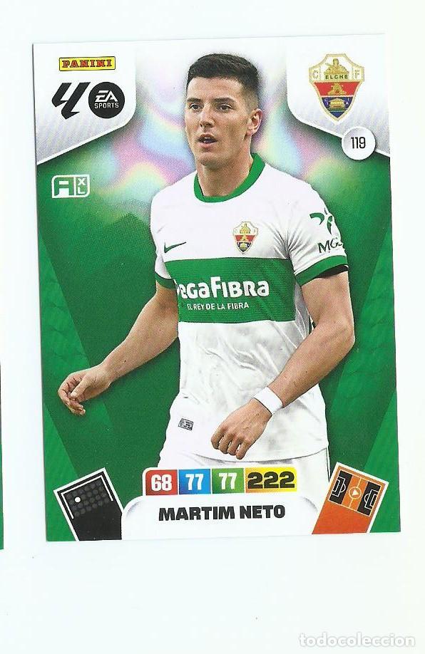 Cromos de f&uacute;tbol: ADRENALYN 2025/2026 119 NETO ELCHE NUEVO PERFECTO