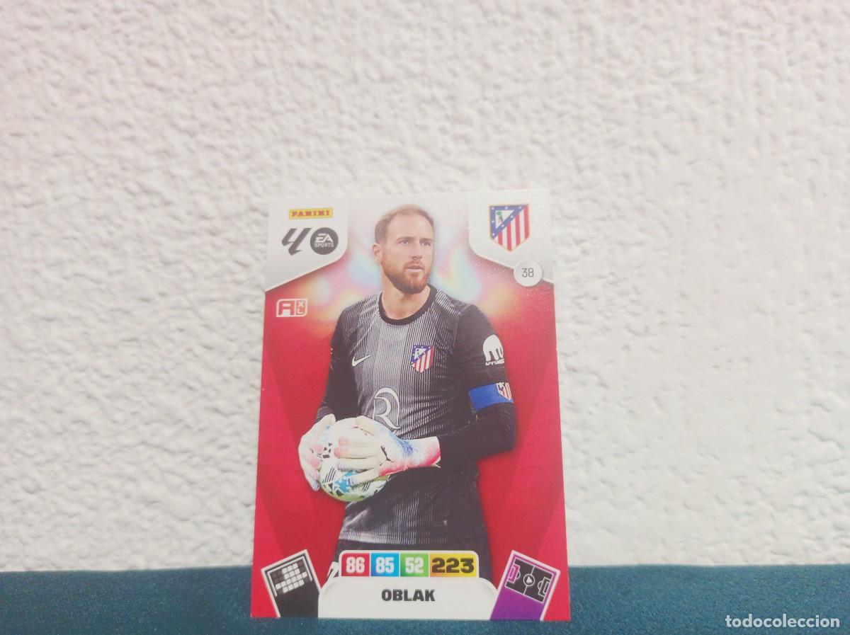 Cromos de f&uacute;tbol: 38 OBLAK BASE ATLETICO DE MADRID ADRENALYN 25 26 PANINI