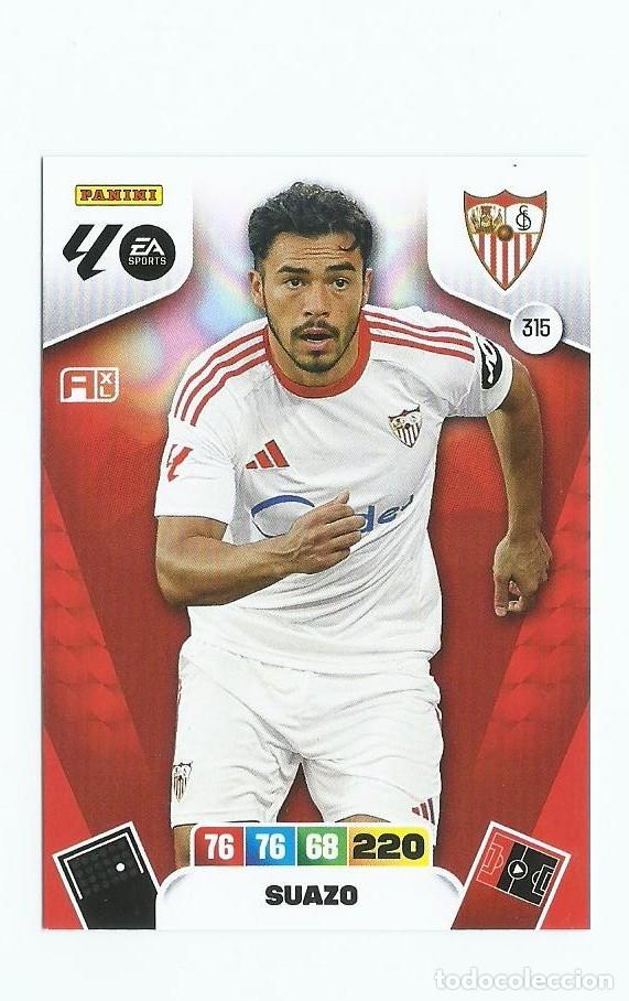 Figurine di Calcio: ADRENALYN 2025/2026 315 SUAZO SEVILLA NUEVO PERFECTO