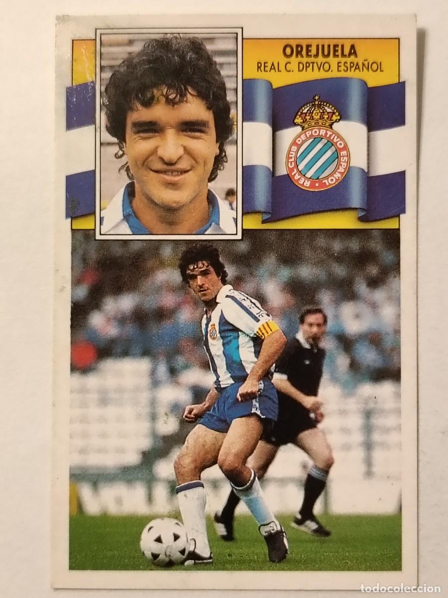 Figurine di Calcio: OREJUELA R.C.D. ESPA&Ntilde;OL 90/91 ESTE