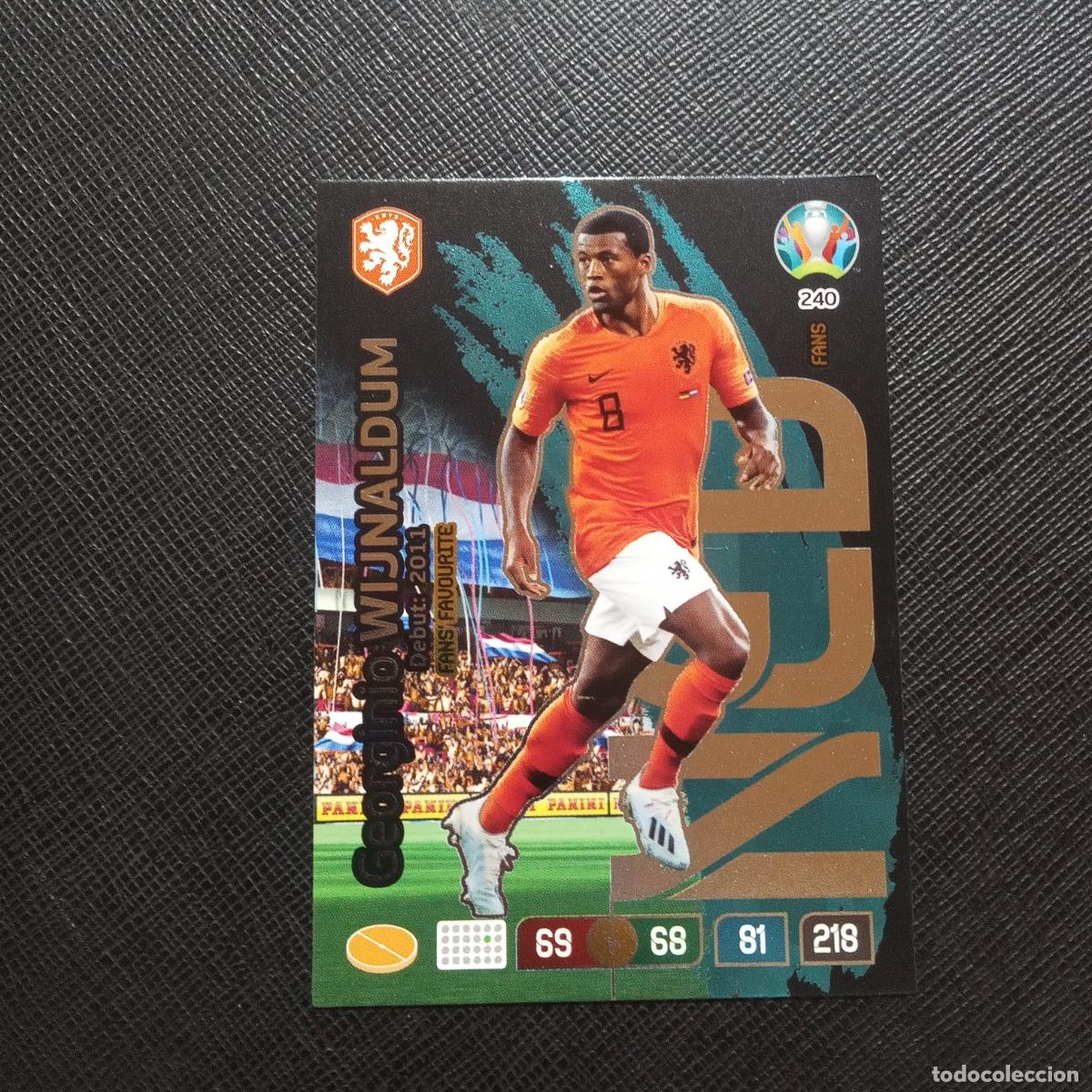 Cromos de Futebol: 240 DEPAY HOLANDA PANINI ADRENALYN XL UEFA EURO 2020 CROMO FUTBOL 20 - A88 PG33
