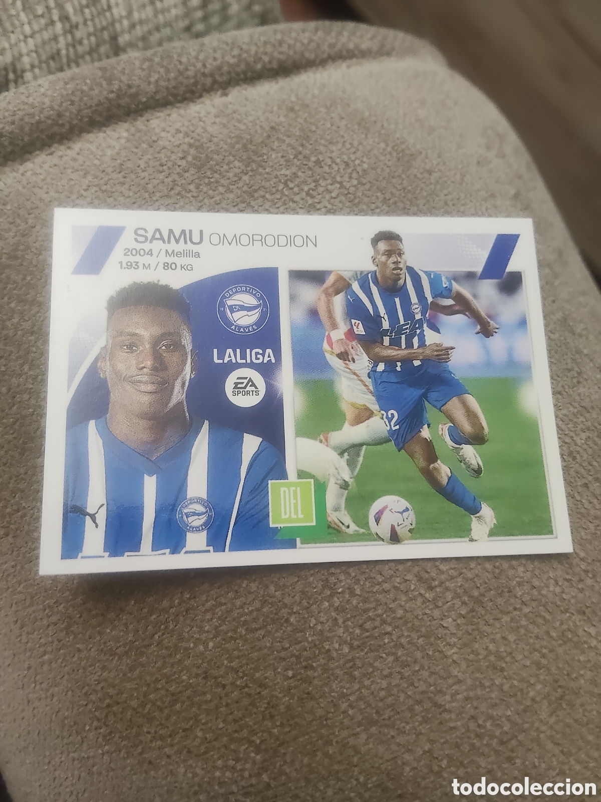 Cromos de f&uacute;tbol: Samu Alav&eacute;s fichaje 48 liga 2023 2024 23 24 ediciones este