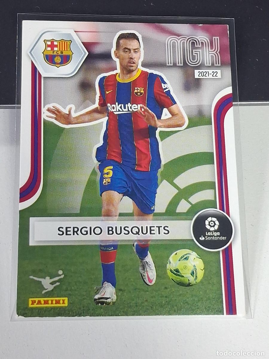 Figurine di Calcio: 65 SERGIO BUSQUETS BARCELONA BAR&Ccedil;A TARJETA CROMO LIGA FUTBOL PANINI MEGACRACKS 2021-2022 MGKS 21-22