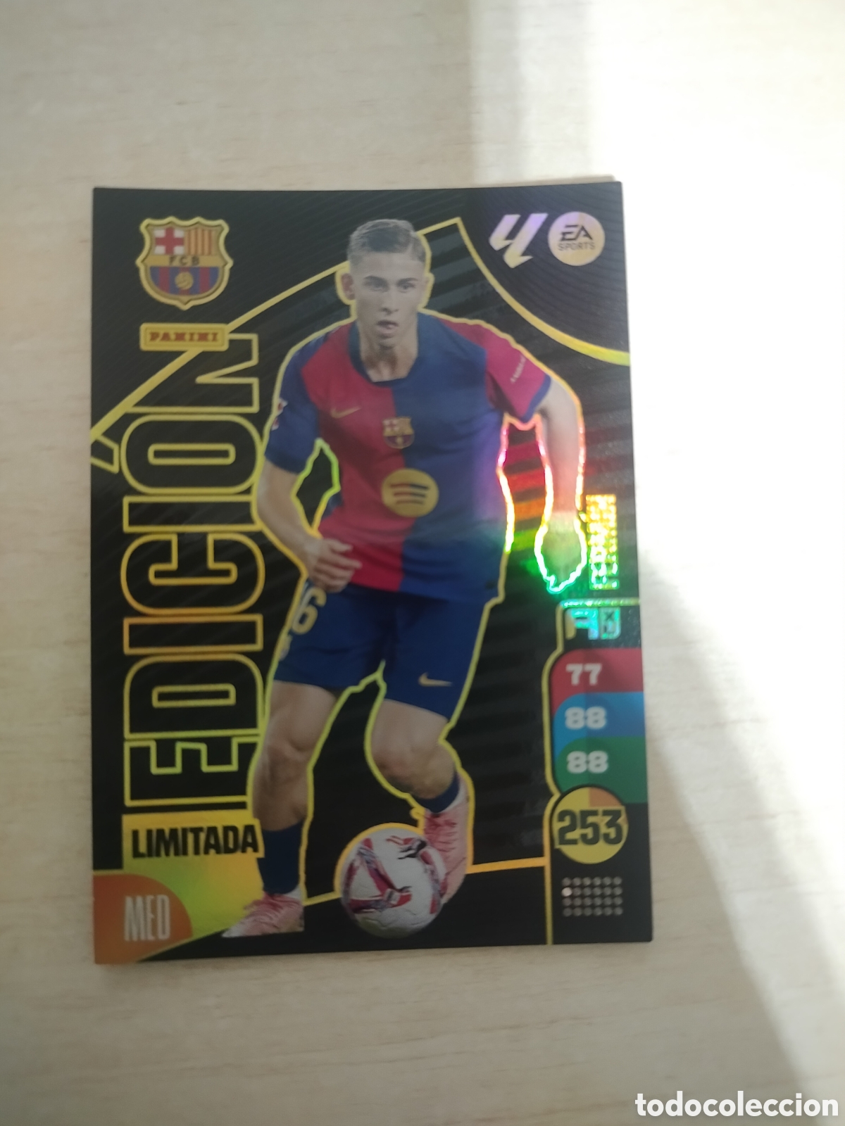 Fu&szlig;ball-Sticker: FERMIN LOPEZ EDICION LIMITADA ADRENALYN 2024 2025 24 25