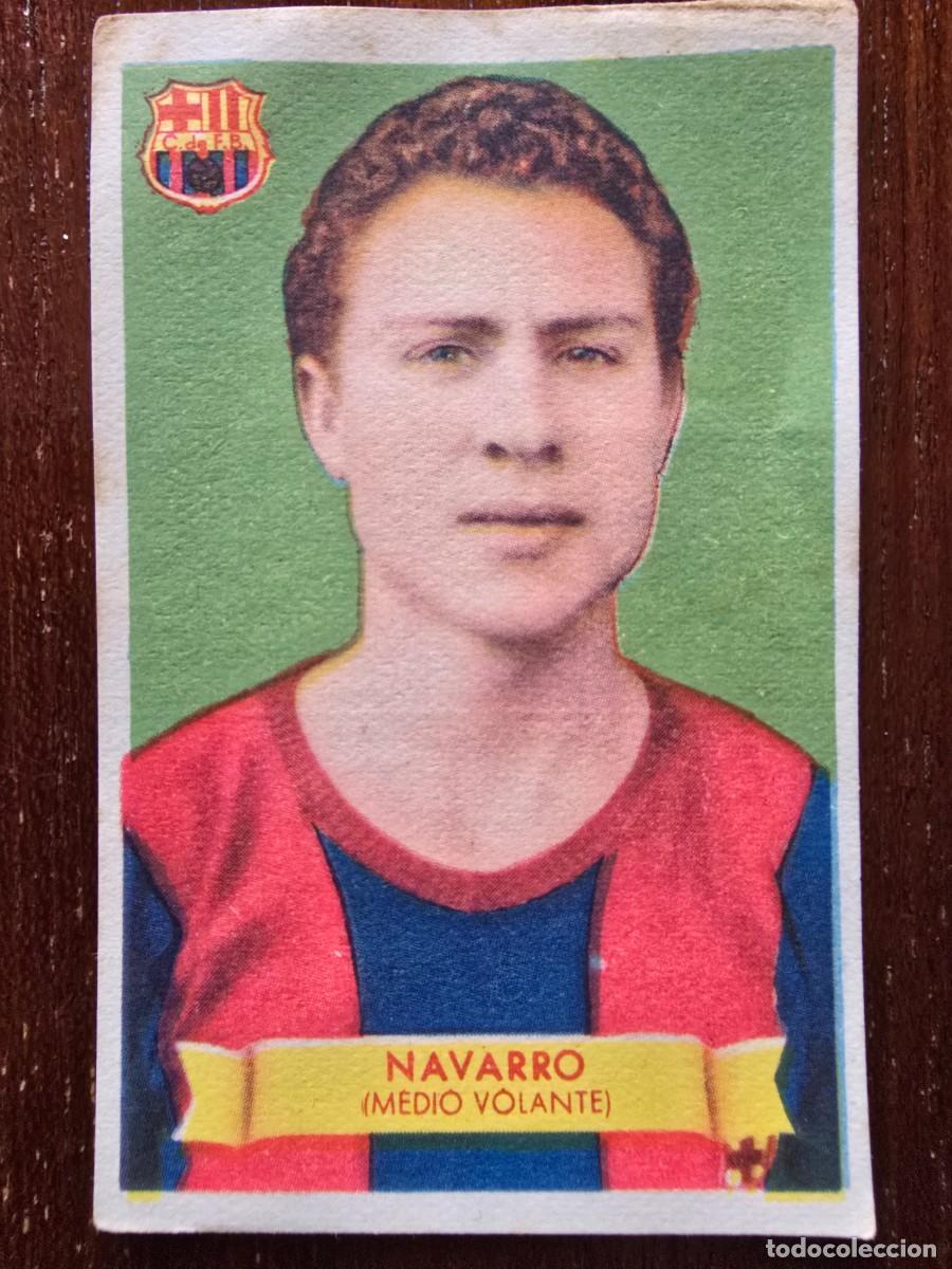 Fu&szlig;ball-Sticker: F.C.Barcelona Cromo Futbol Navarro.Campeones 1949-1950.Bruguera