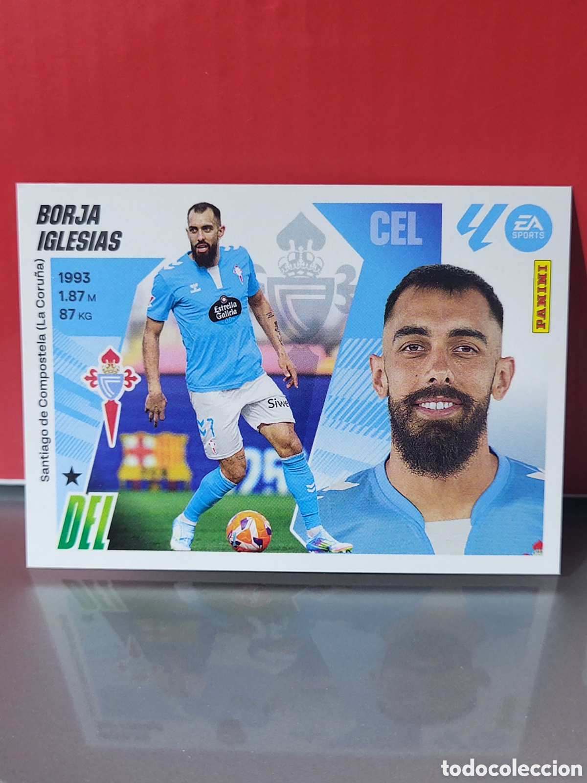 Cromos de f&uacute;tbol: BORJA IGLESIA RC CELTA N&ordm; 19 LIGA ESTE 25 26 2025 2026 PANINI