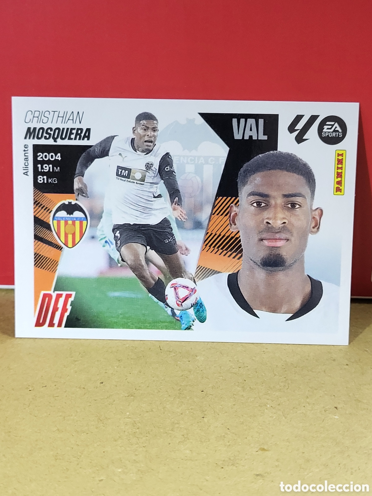 Cromos de f&uacute;tbol: MOSQUERA VALENCIA N&ordm; 6 LIGA ESTE 25 26 2025 2026 PANINI