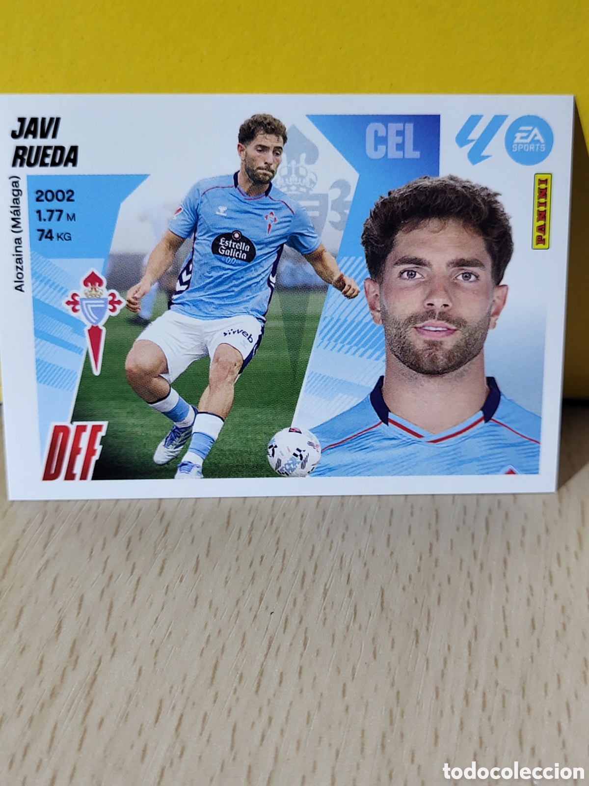 Cromos de F&uacute;tbol: JAVI RUEDA RC CELTA COLOCA N&ordm; 6 BIS LIGA ESTE 25 26 2025 2026 PANINI