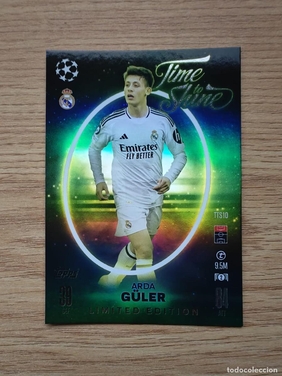 Cromos de Futebol: Arda G&uuml;ler 10 Match Attax 24 25 Tiime to Shine Real Madrid 2024 2025