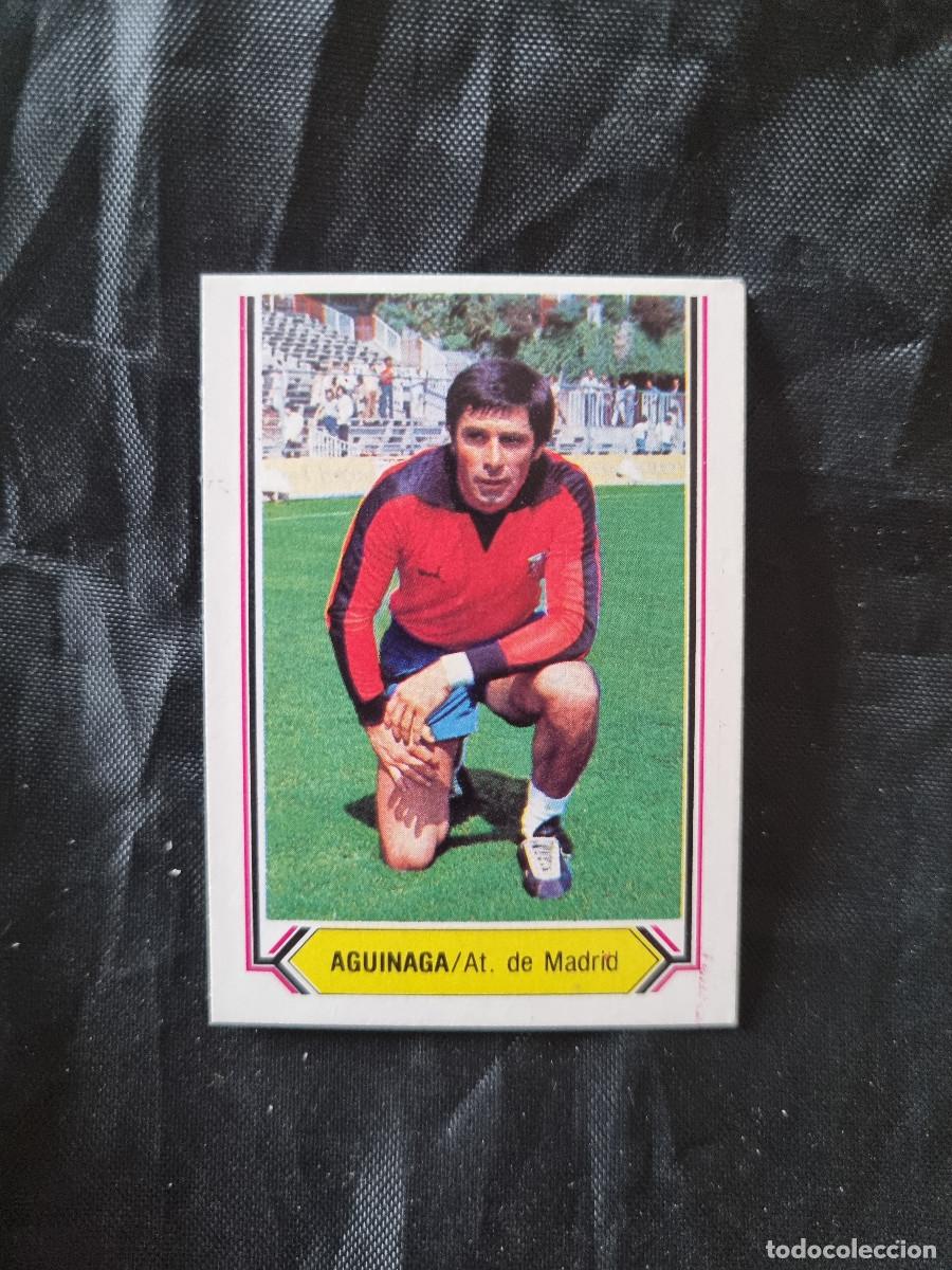 Cromos de f&uacute;tbol: AGUINAGA. AT. MADRID. SIN PEGAR. EDICIONES ESTE LIGA 80/81. 1980/81. 1980/1981. PEDIDO MINIMO 3&euro;