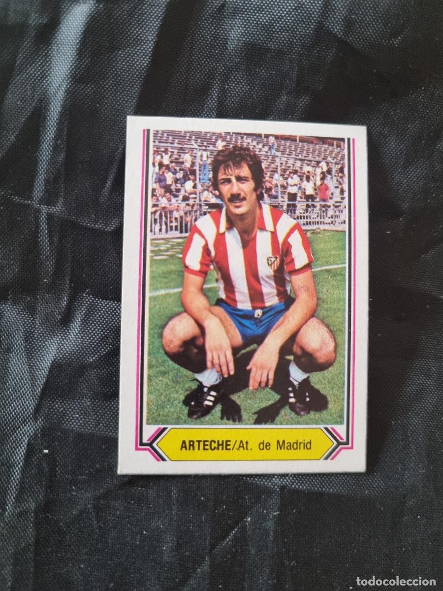 Fu&szlig;ball-Sticker: ARTECHE. AT. MADRID. SIN PEGAR. EDICIONES ESTE LIGA 80/81. 1980/81. 1980/1981. PEDIDO MINIMO 3&euro;