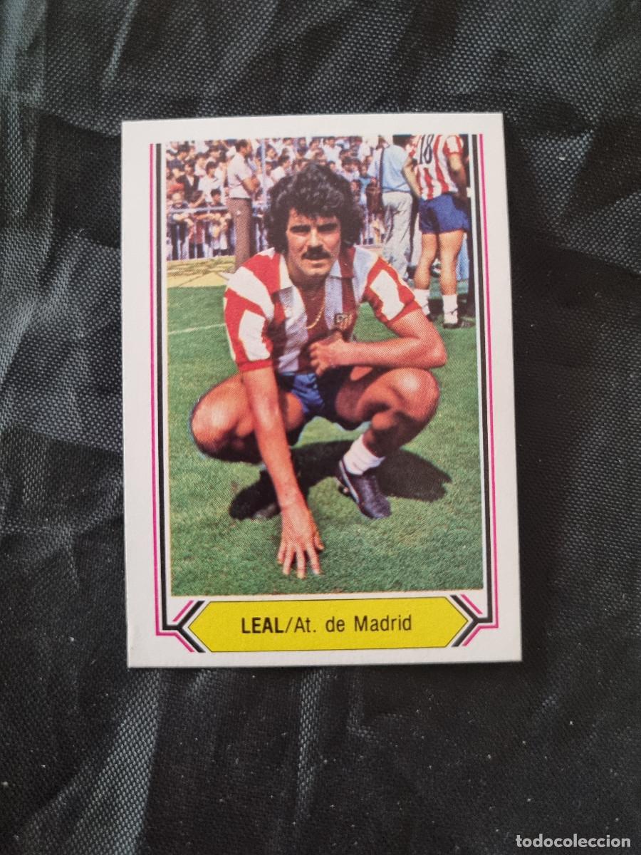 Fu&szlig;ball-Sticker: LEAL. AT. MADRID. SIN PEGAR. EDICIONES ESTE LIGA 80/81. 1980/81. 1980/1981. PEDIDO MINIMO 3&euro;