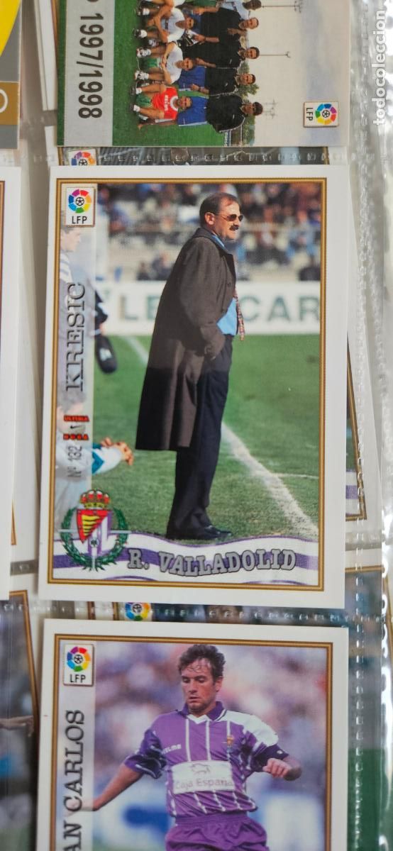 Football Stickers: valladolid 132 kresic ultimo fichaje mundicromo panini 1997 1998 97 98 trading card