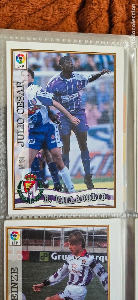 Cromos de F&uacute;tbol: valladolid julio cesar 134 mundicromo panini 1997 1998 97 98 trading card