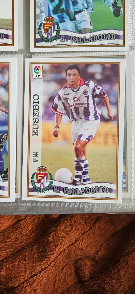 Cromos de F&uacute;tbol: valladolid eusebio 144 mundicromo panini 1997 1998 97 98 trading card