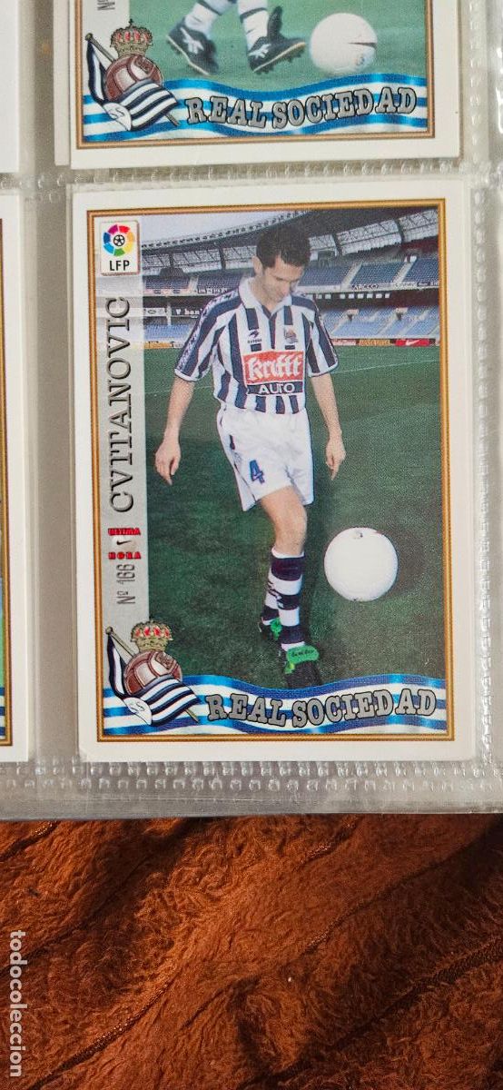 Football Stickers: real scoiedad 166 cvitanovi fichaje c mundicromo panini 1997 1998 97 98 trading card