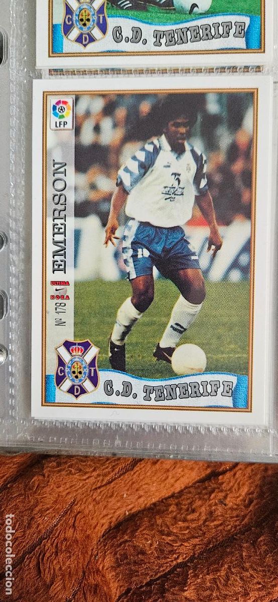 Fu&szlig;ball-Sticker: tenerife 178 emerson mundicromo panini 1997 1998 97 98 trading card