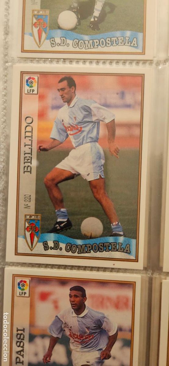Figurine di Calcio: compostela 220 bellido mundicromo panini 1997 1998 97 98 trading card