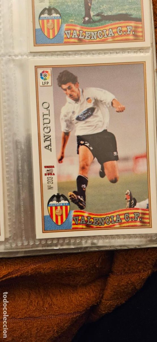Cromos de F&uacute;tbol: VALENCIA angulo 203 mundicromo panini 1997 1998 97 98 trading card