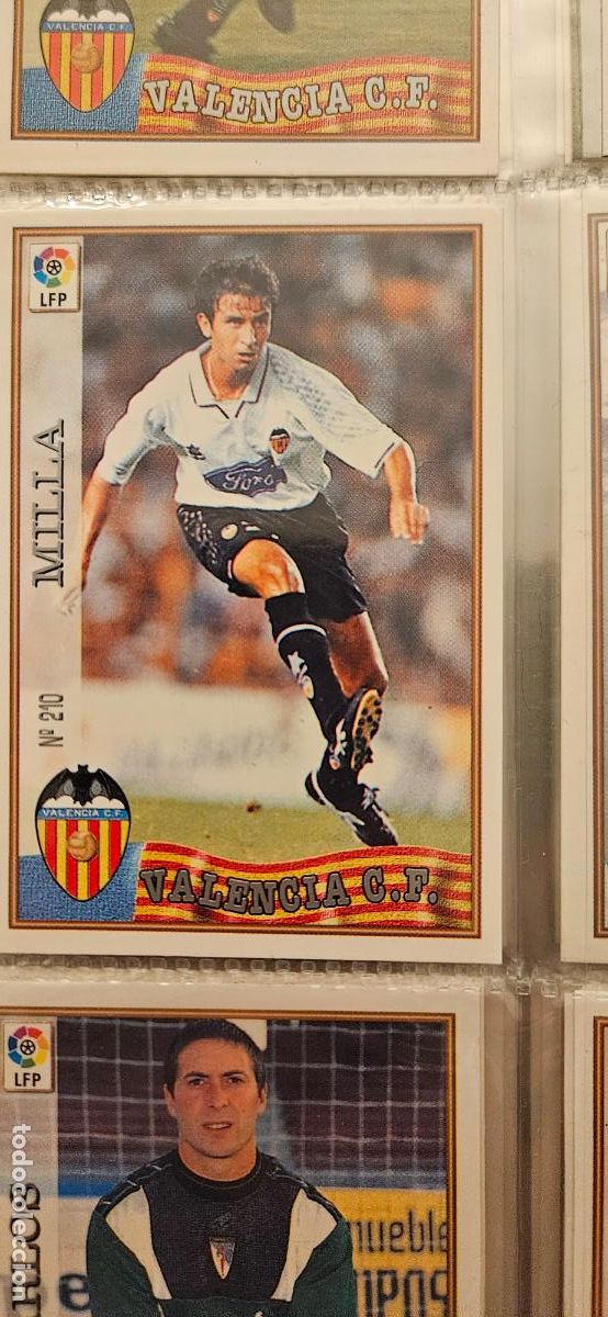 Cromos de F&uacute;tbol: VALENCIA milla 210 mundicromo panini 1997 1998 97 98 trading card