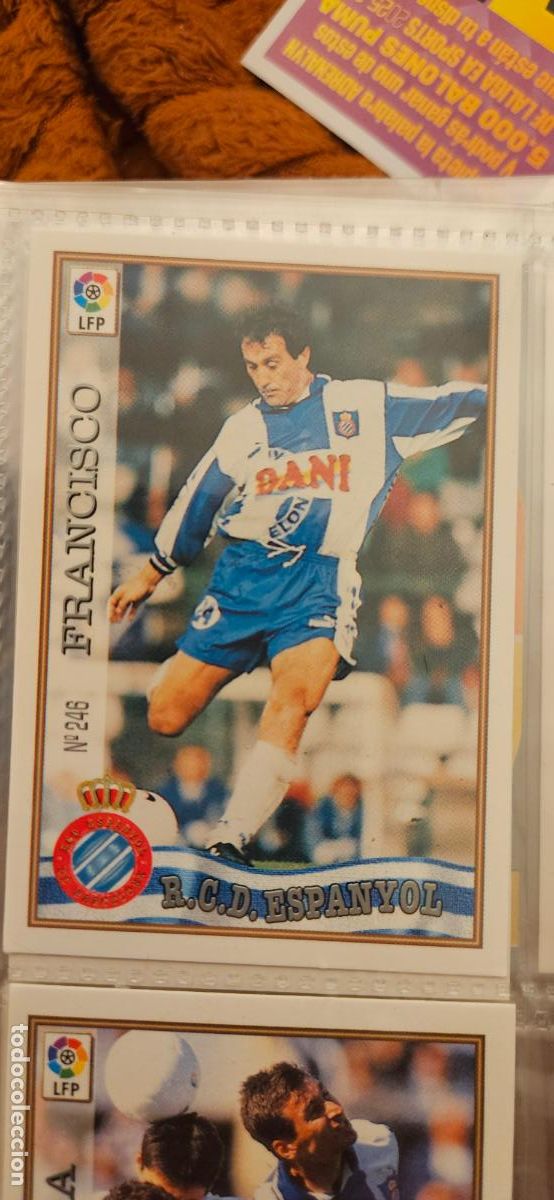 Cromos de f&uacute;tbol: espa&ntilde;ol 246 francisco mundicromo panini 1997 1998 97 98 trading card