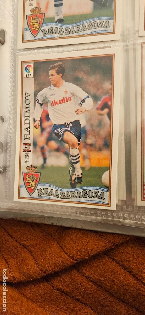 Football Stickers: zaragoza radimovi 294 mundicromo panini 1997 1998 97 98 trading card