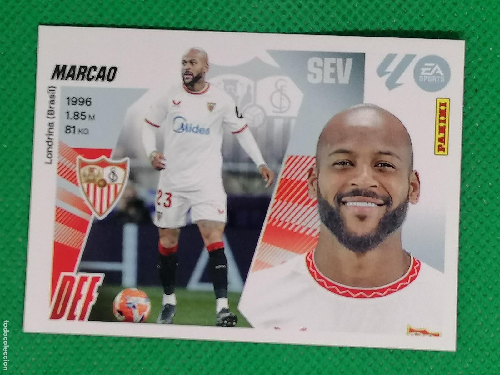Cromos de f&uacute;tbol: 7 B 7B MARCAO SEVILLA ⚽ PANINI LIGA ESTE 25 26 2025 2026 ⚽