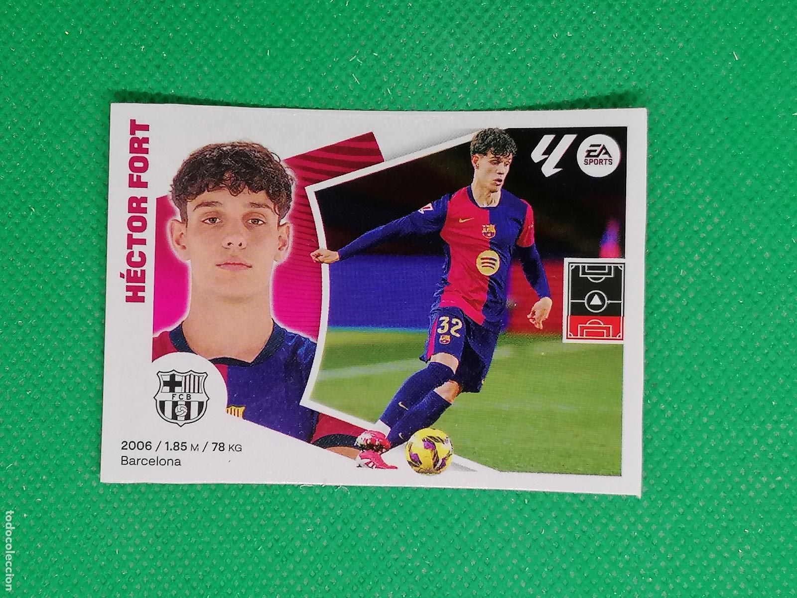 Cromos de f&uacute;tbol: 7 HECTOR FORT BARCELONA MERCADO DE INVIERNO ⚽ PANINI LIGA ESTE 24 25 2024 2025 ⚽