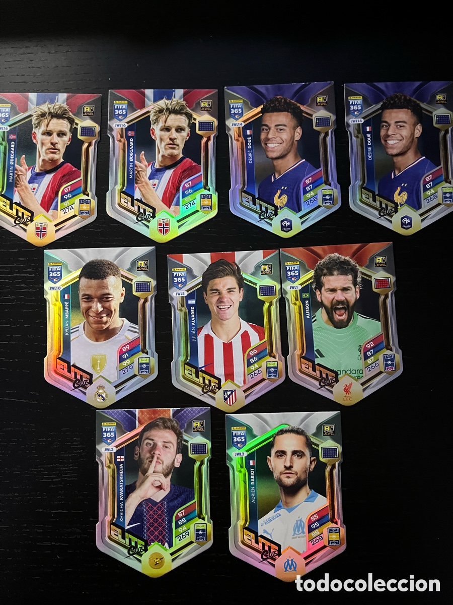 Cromos de F&uacute;tbol: Lote &eacute;lite cut FIFA 365 2026 mbappe