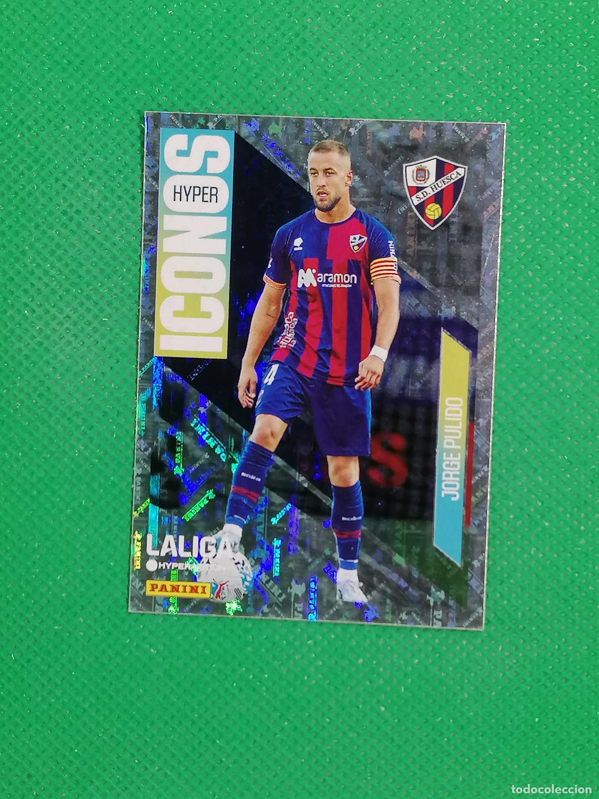 Cromos de f&uacute;tbol: 464 JORGE PULIDO HUESCA HYPER ICONOS ⚽ PANINI LIGA HYPERMOTION 25 26 2025 2026 ⚽