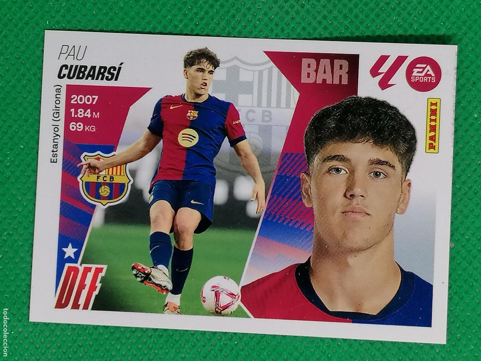 Fu&szlig;ball-Sticker: 6 PAU CUBARSI BARCELONA ⚽ PANINI LIGA ESTE 25 26 2025 2026 ⚽