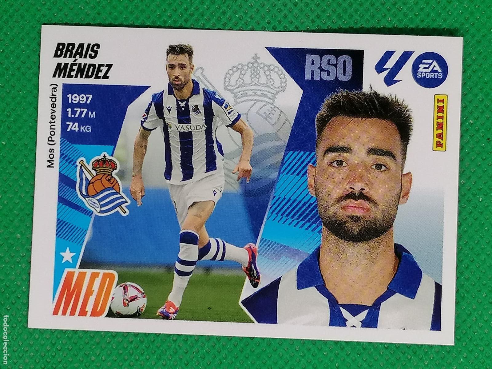 Cromos de F&uacute;tbol: 14 A 14A BRAIS MENDEZ REAL SOCIEDAD ⚽ PANINI LIGA ESTE 25 26 2025 2026 ⚽