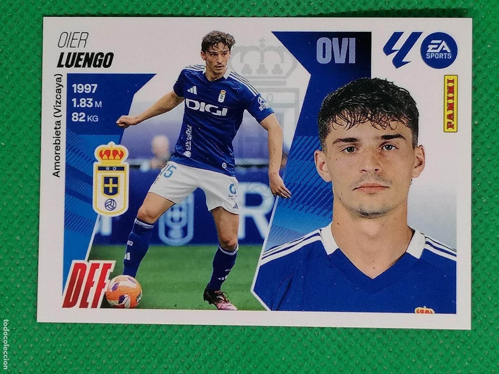 Cromos de f&uacute;tbol: 7 OIER LUENGO OVIEDO ⚽ PANINI LIGA ESTE 25 26 2025 2026 ⚽