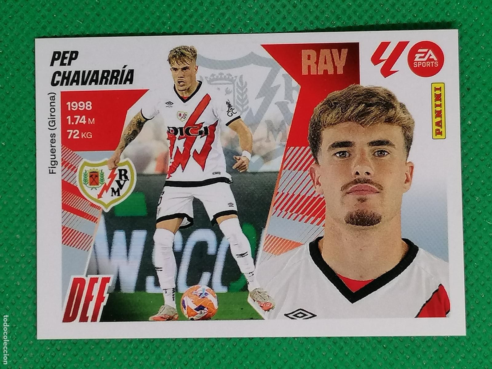 Figurine di Calcio: 10 PEP CHAVARRIA RAYO VALLECANO ⚽ PANINI LIGA ESTE 25 26 2025 2026 ⚽